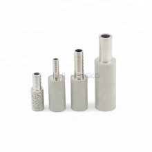Sintered stainless steel porous air sparger bubble diffusion stone for brackish culture